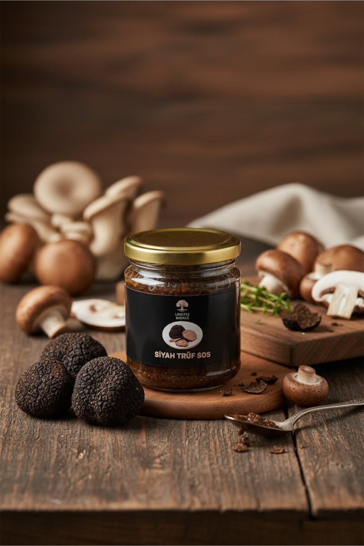 Truffle World Siyah Trüf Sosu 170 gr