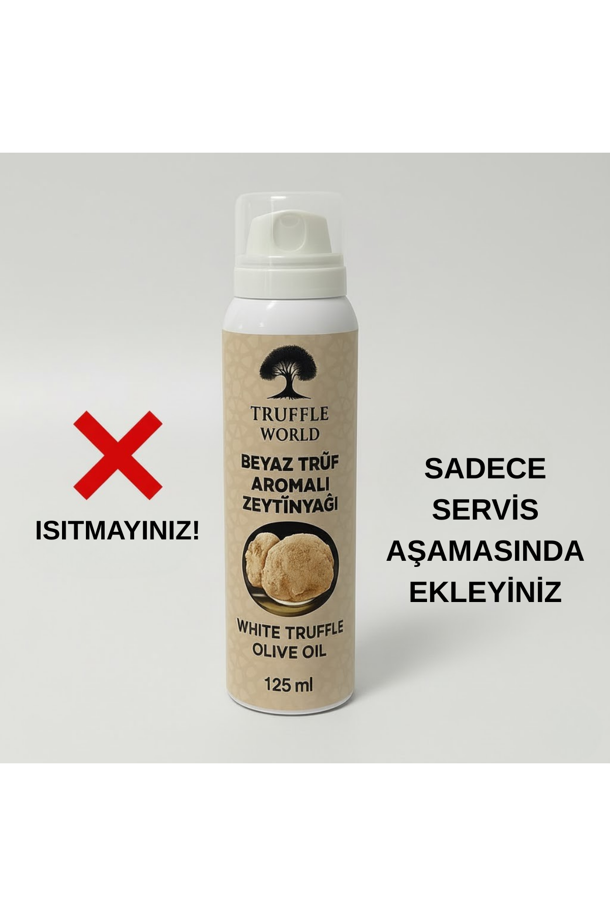 Truffle World Beyaz Trüf Yağı Spreyi 125 ml