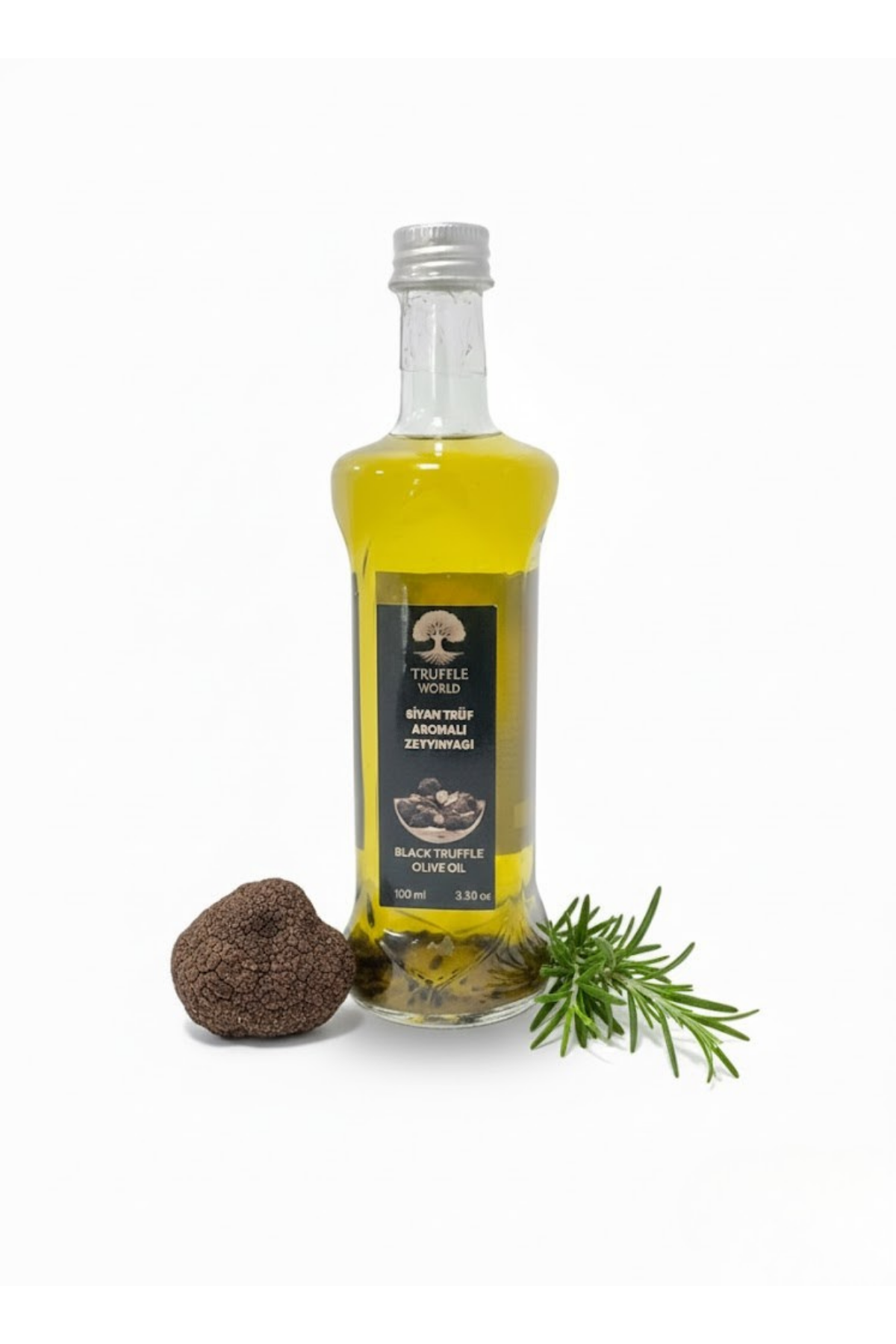 Truffle World Siyah Trüf Aromalı Sızma Zeytinyağı 100 ml - Gurme Lezzet