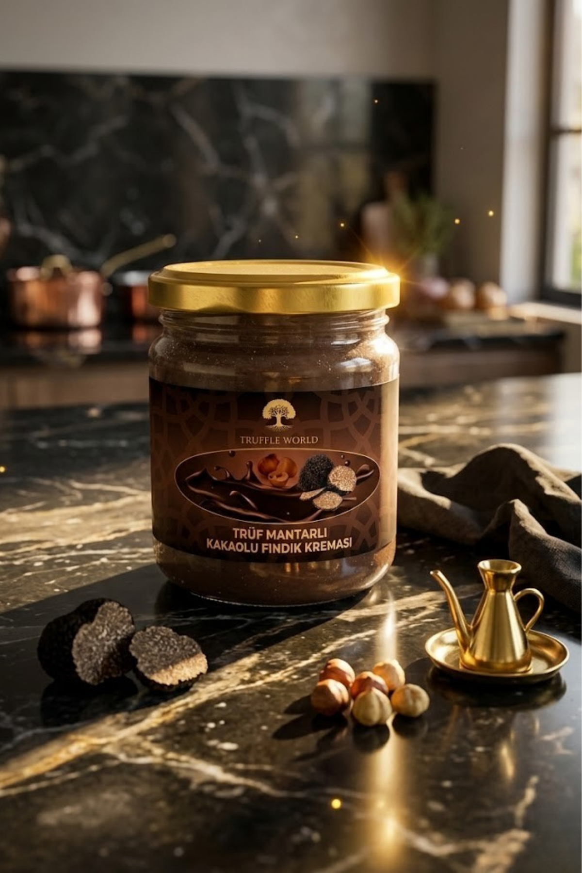 Truffle World – Trüf Mantarlı Kakaolu Fındık Kreması (Gurme Serisi)