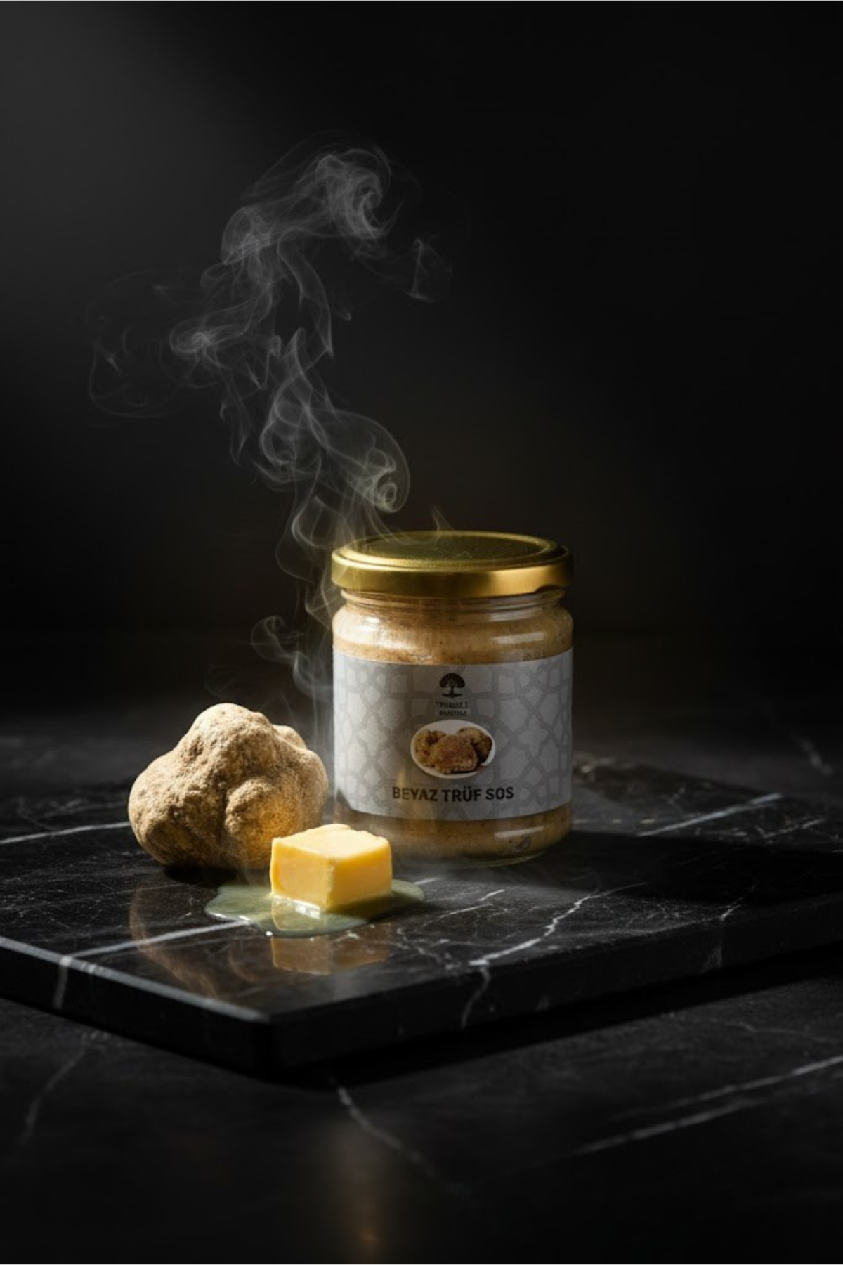 Beyaz  Sos Trüflü (Tuber Albidum Pico) Gurme Sos