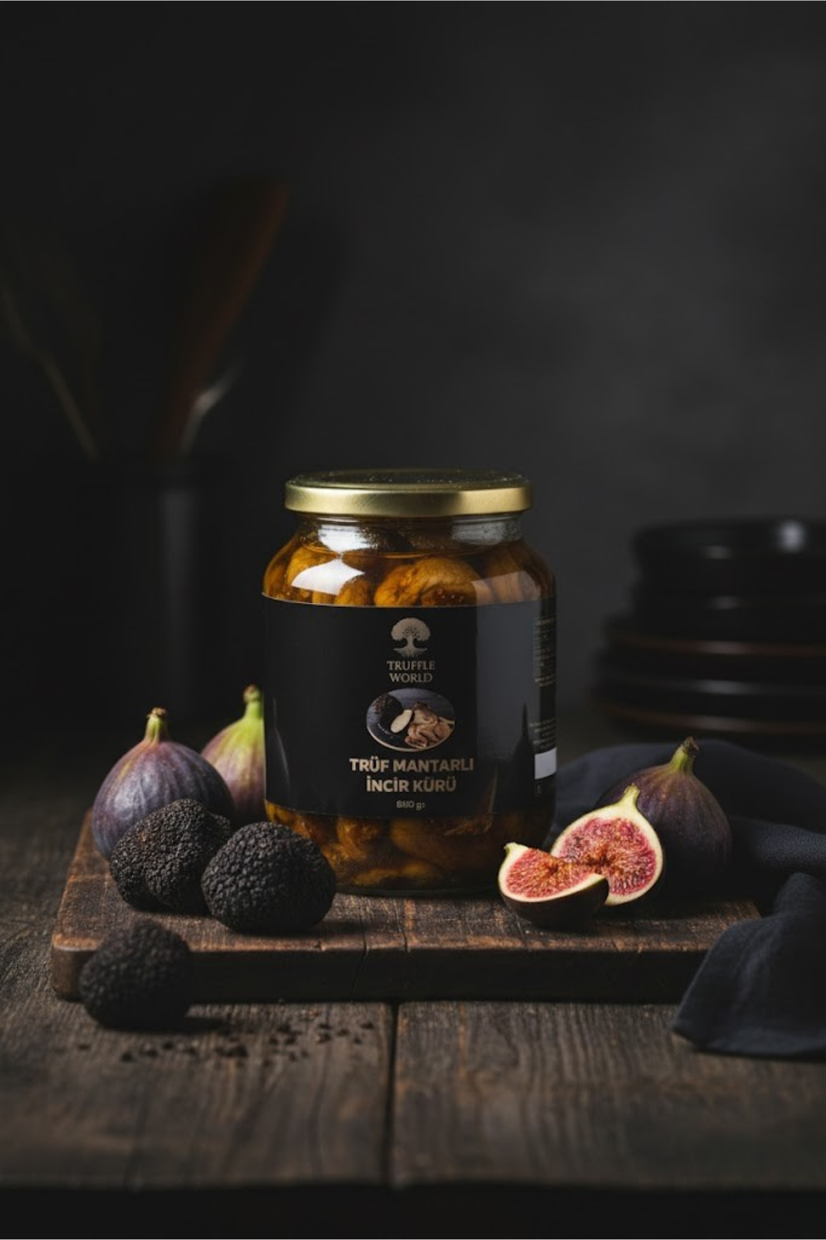 Truffle World Trüf Mantarlı İncir Kürü 860g - Premium Zeytinyağlı Gurme Şifa Kürü