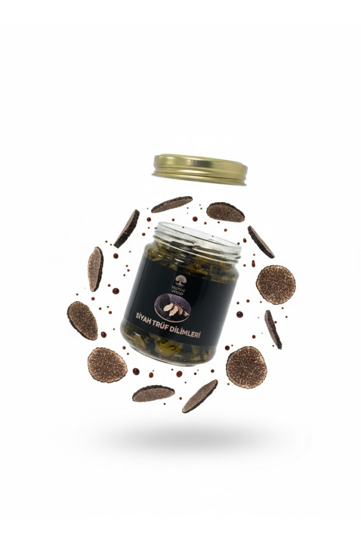 TRUFFLE WORLD Siyah Trüf Dilimleri 175 Gr - Zeytinyağlı - Gerçek Tuber Aestivum (Yaz Trüfü)