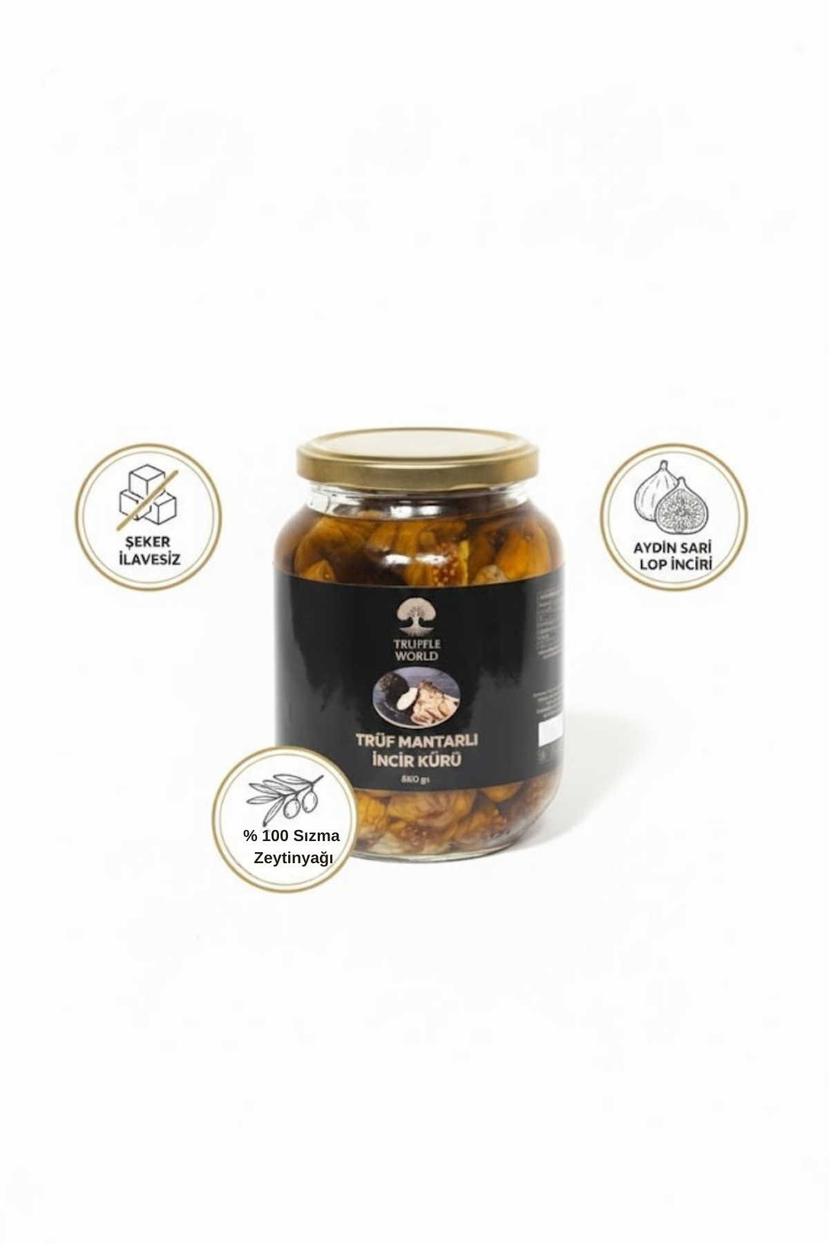 Truffle World Trüf Mantarlı İncir Kürü 860g - Premium Zeytinyağlı Gurme Şifa Kürü