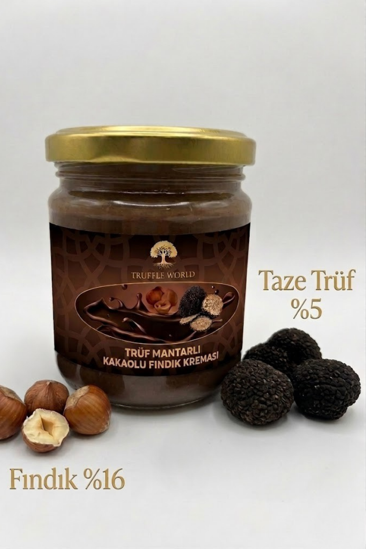 Truffle World – Trüf Mantarlı Kakaolu Fındık Kreması (Gurme Serisi)