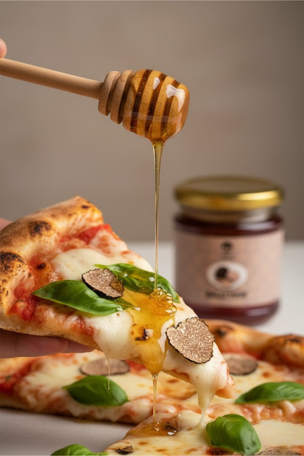 Ballı Trüf 240 gr | %98 Doğal Meşe ve Çam Balı | Gurme Peynir ve Tatlı Sosu | 0 Yağ & Katkısız