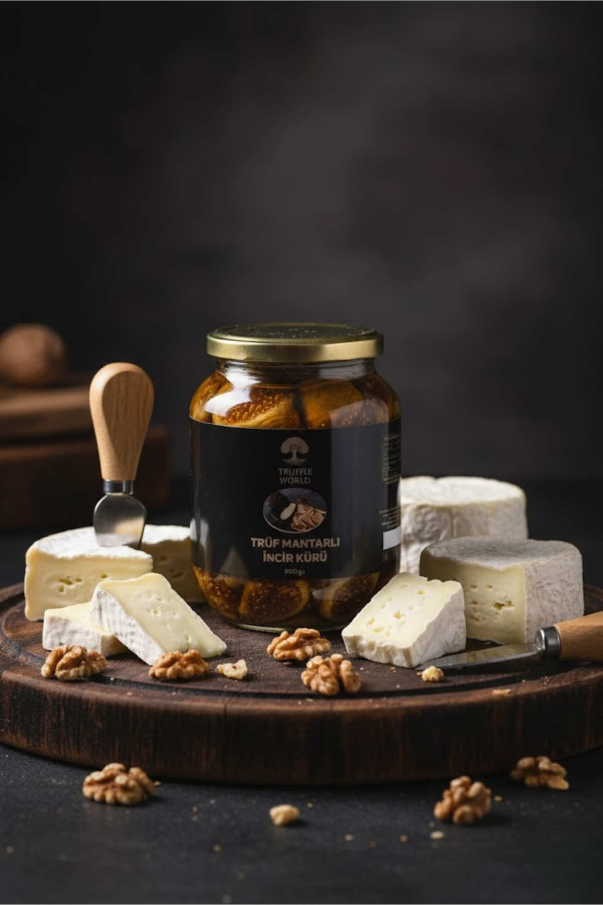 Truffle World Trüf Mantarlı İncir Kürü 860g - Premium Zeytinyağlı Gurme Şifa Kürü