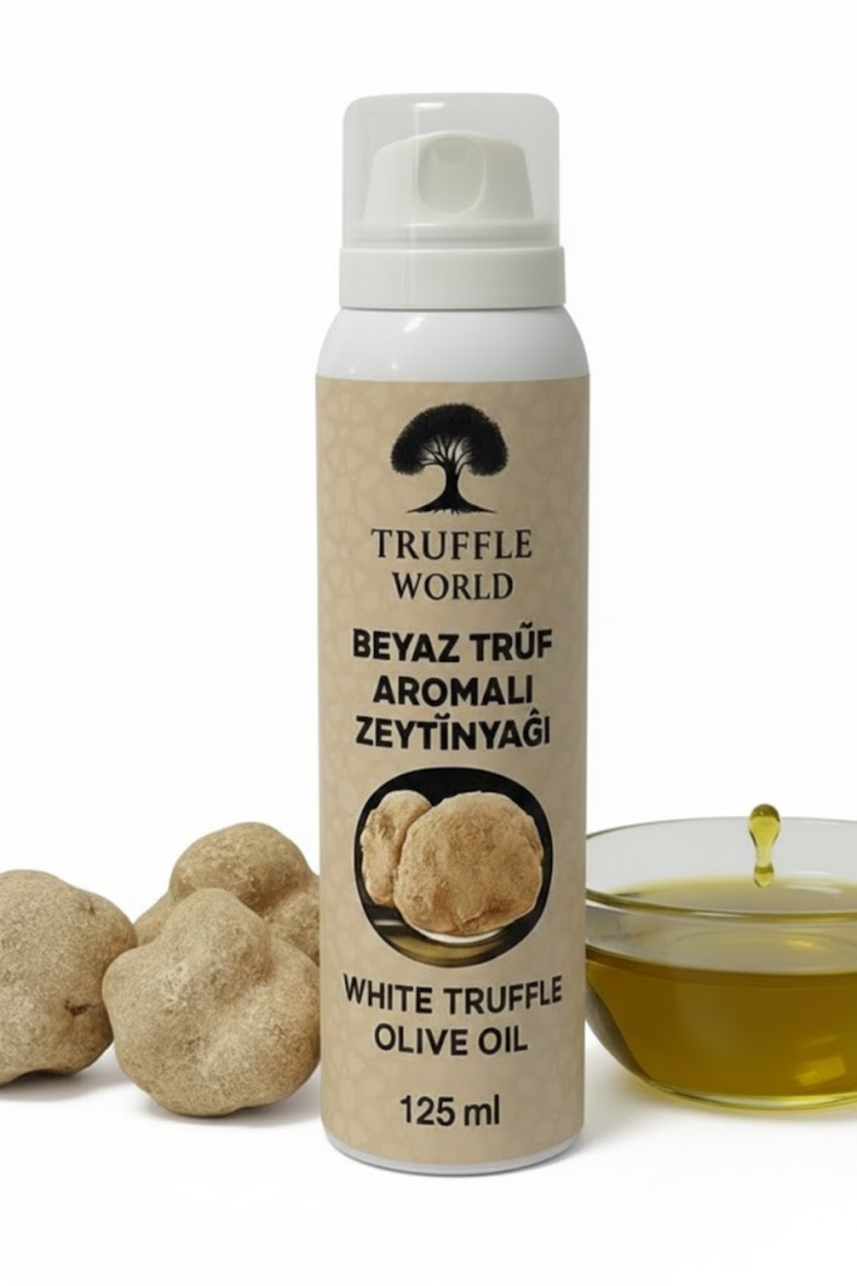 Truffle World Beyaz Trüf Yağı Spreyi 125 ml