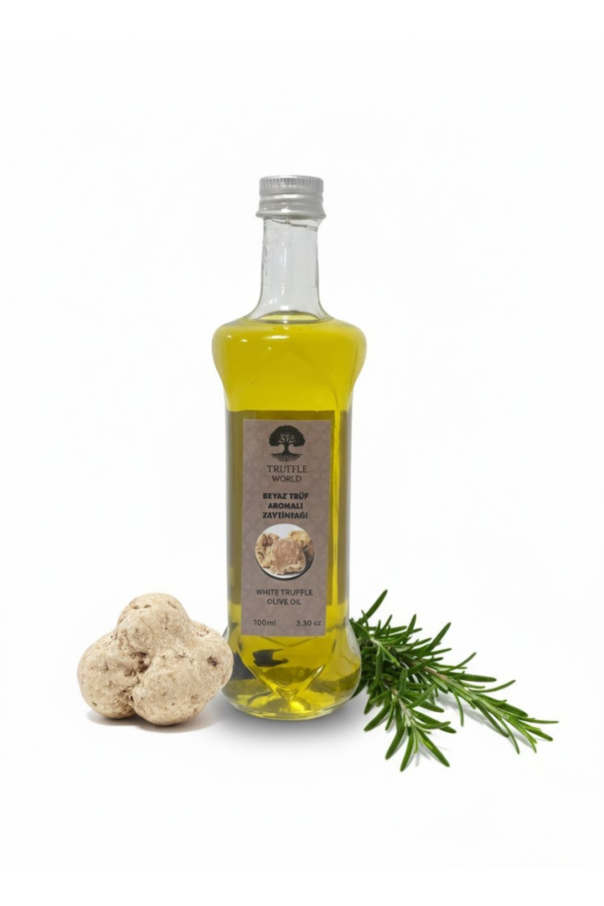 Truffle World Beyaz Trüf Aromalı Sızma Zeytinyağı 100 ml - Gurme Lezzet