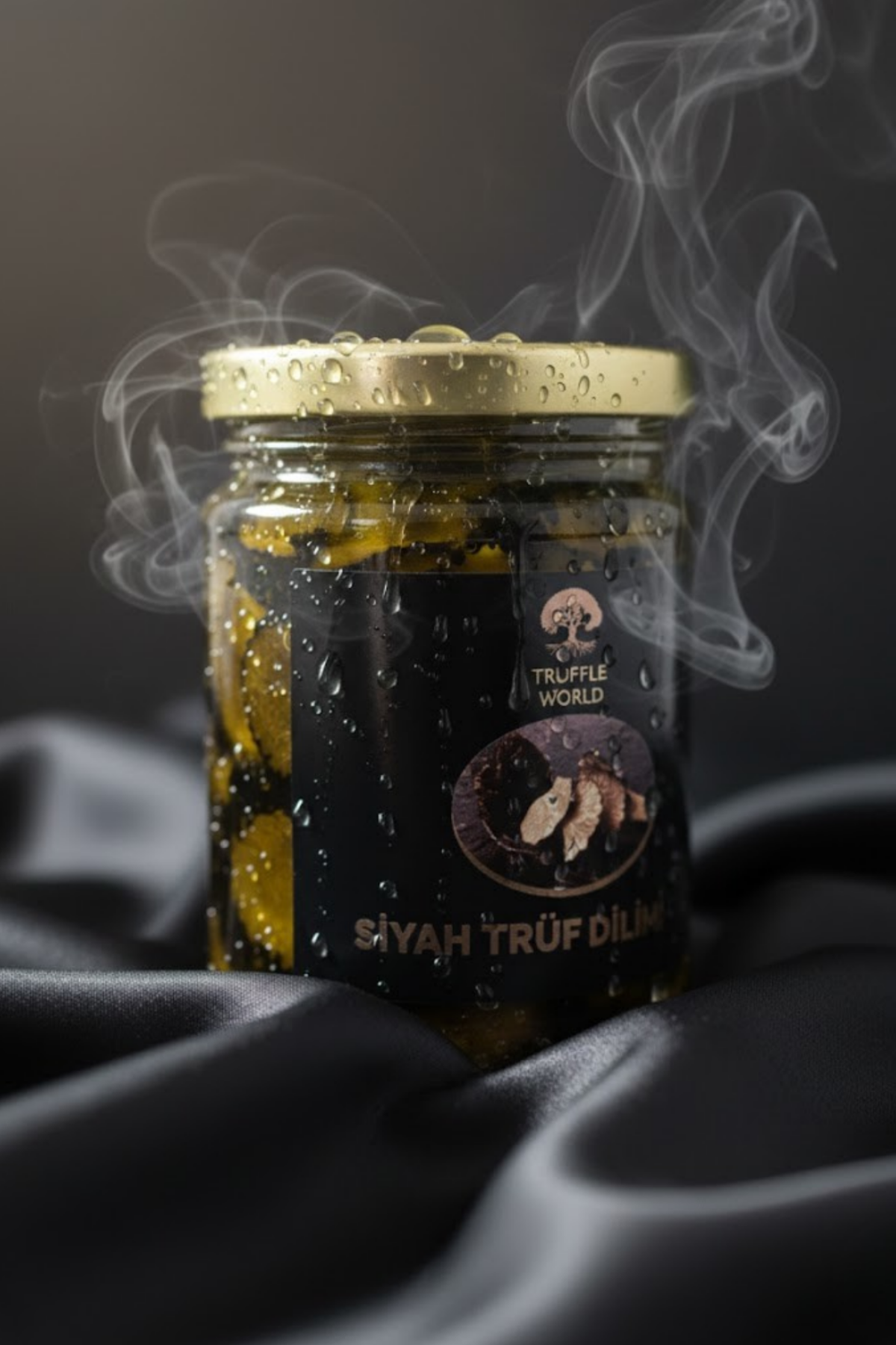 TRUFFLE WORLD Siyah Trüf Dilimleri 175 Gr - Zeytinyağlı - Gerçek Tuber Aestivum (Yaz Trüfü)