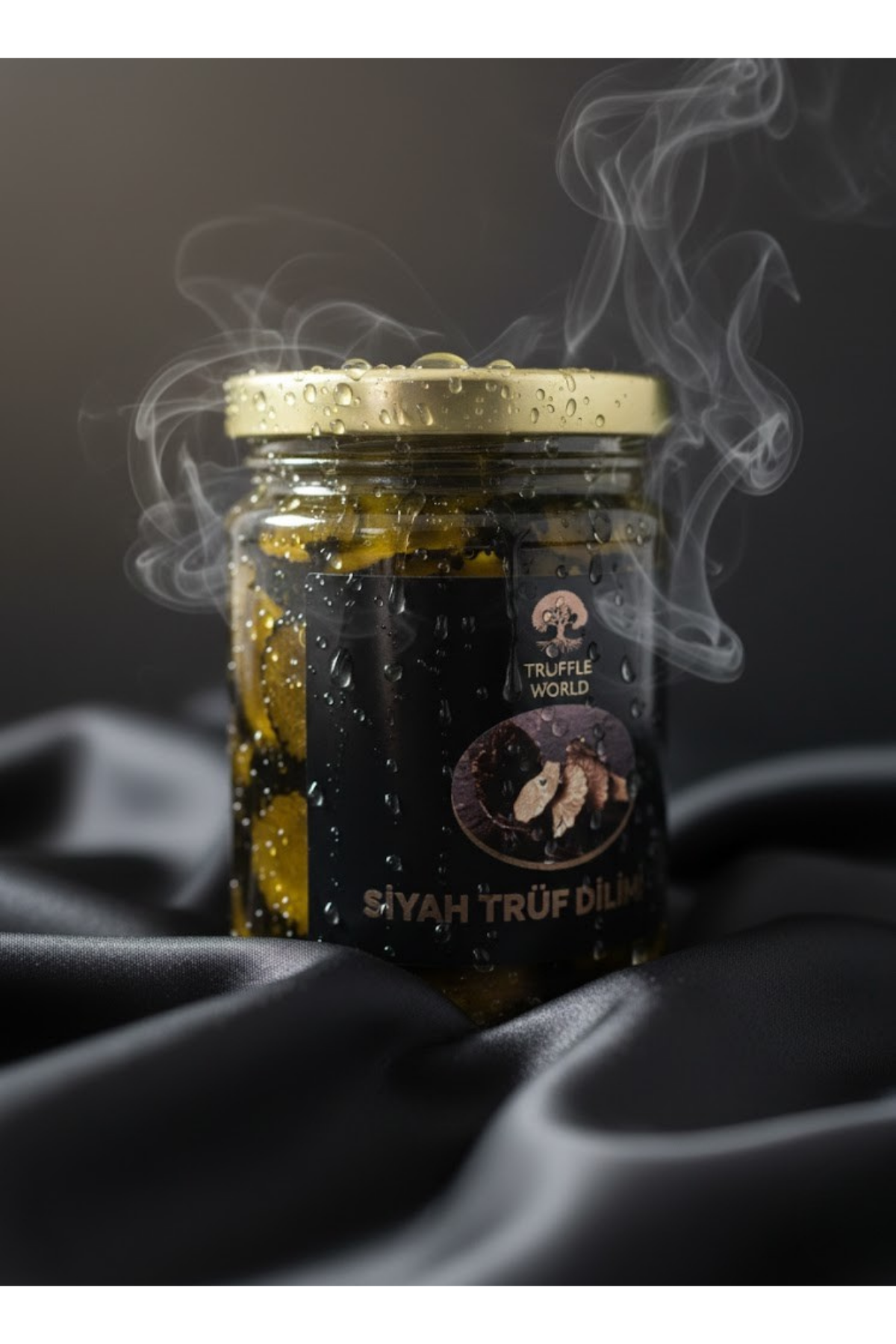 TRUFFLE WORLD Siyah Trüf Dilimleri 175 Gr - Zeytinyağlı - Gerçek Tuber Aestivum (Yaz Trüfü)
