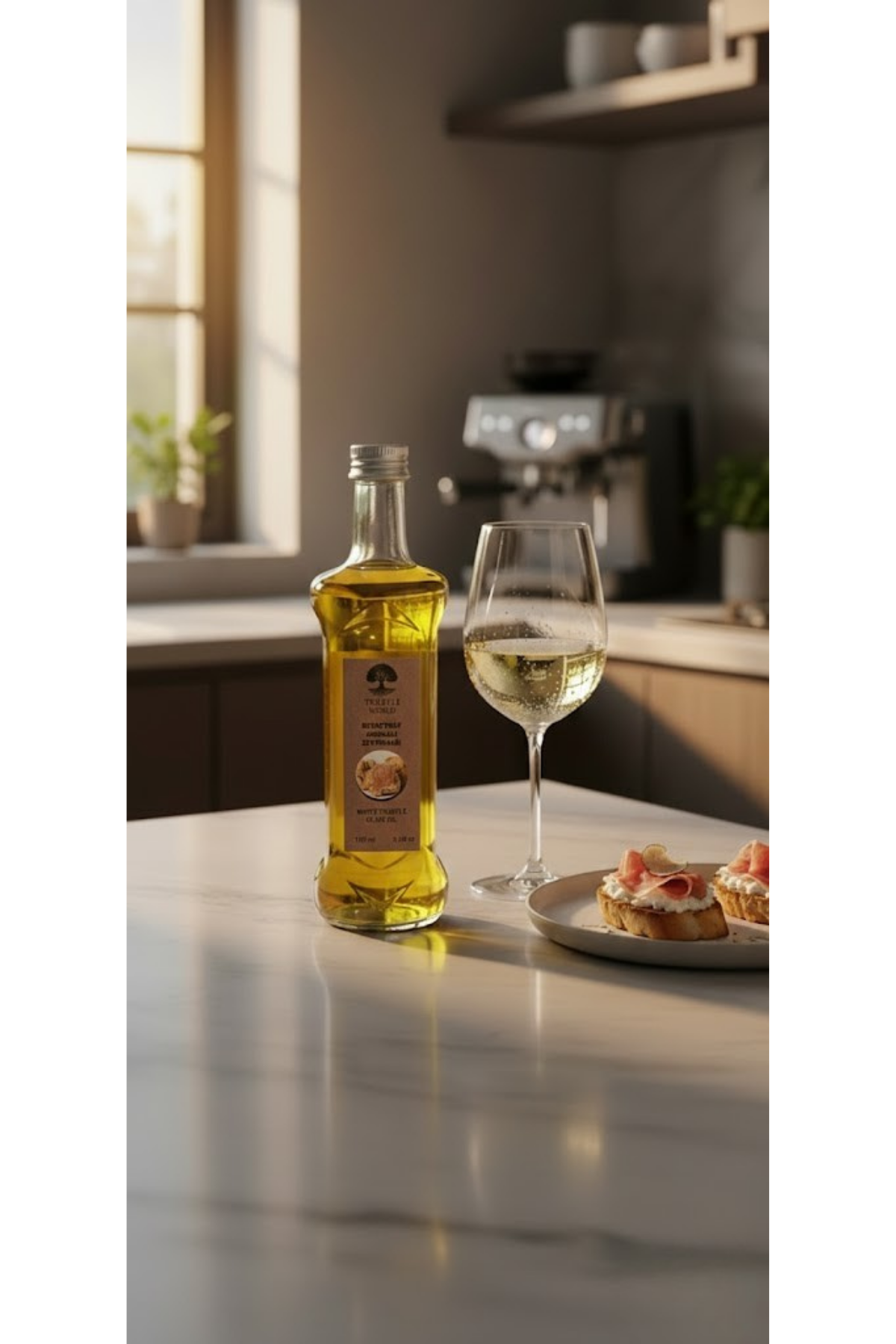 Truffle World Beyaz Trüf Aromalı Sızma Zeytinyağı 100 ml - Gurme Lezzet