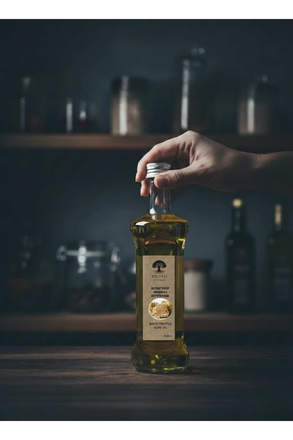 Truffle World Beyaz Trüf Aromalı Sızma Zeytinyağı 100 ml - Gurme Lezzet