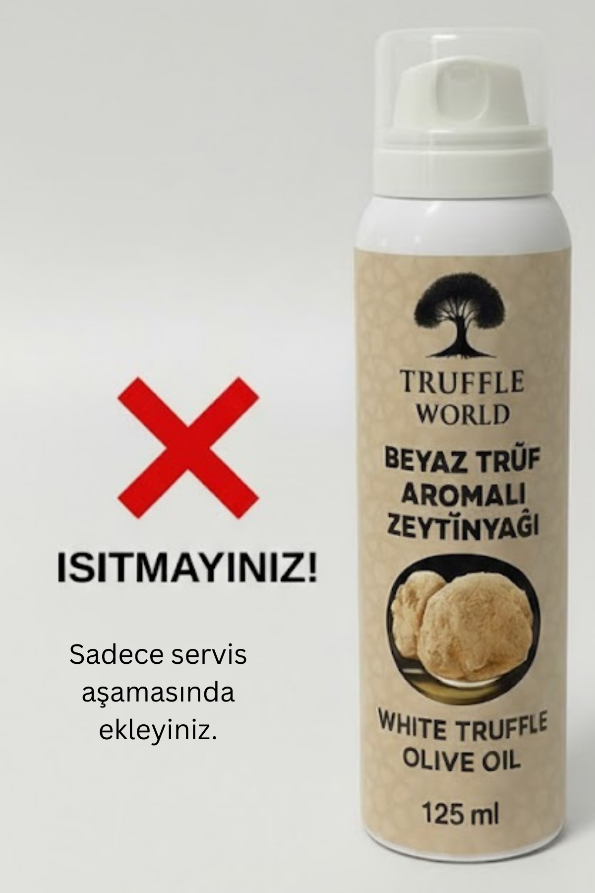 Truffle World Beyaz Trüf Yağı Spreyi 125 ml