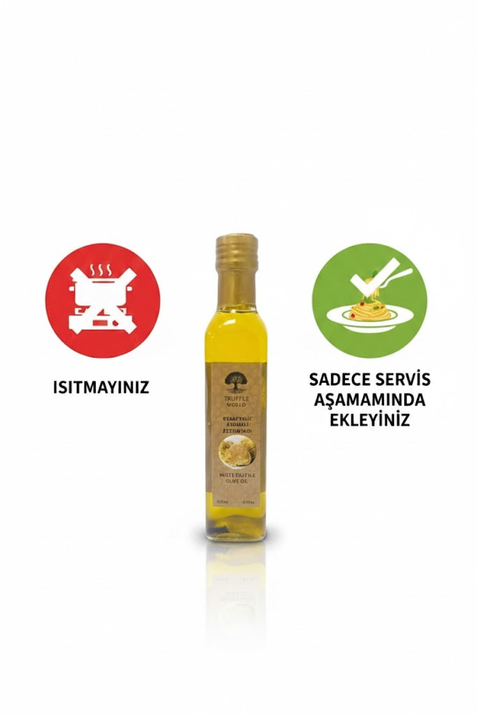 Truffle Wordl Premium Beyaz Trüf Aromalı Sızma Zeytinyağı 250ml.