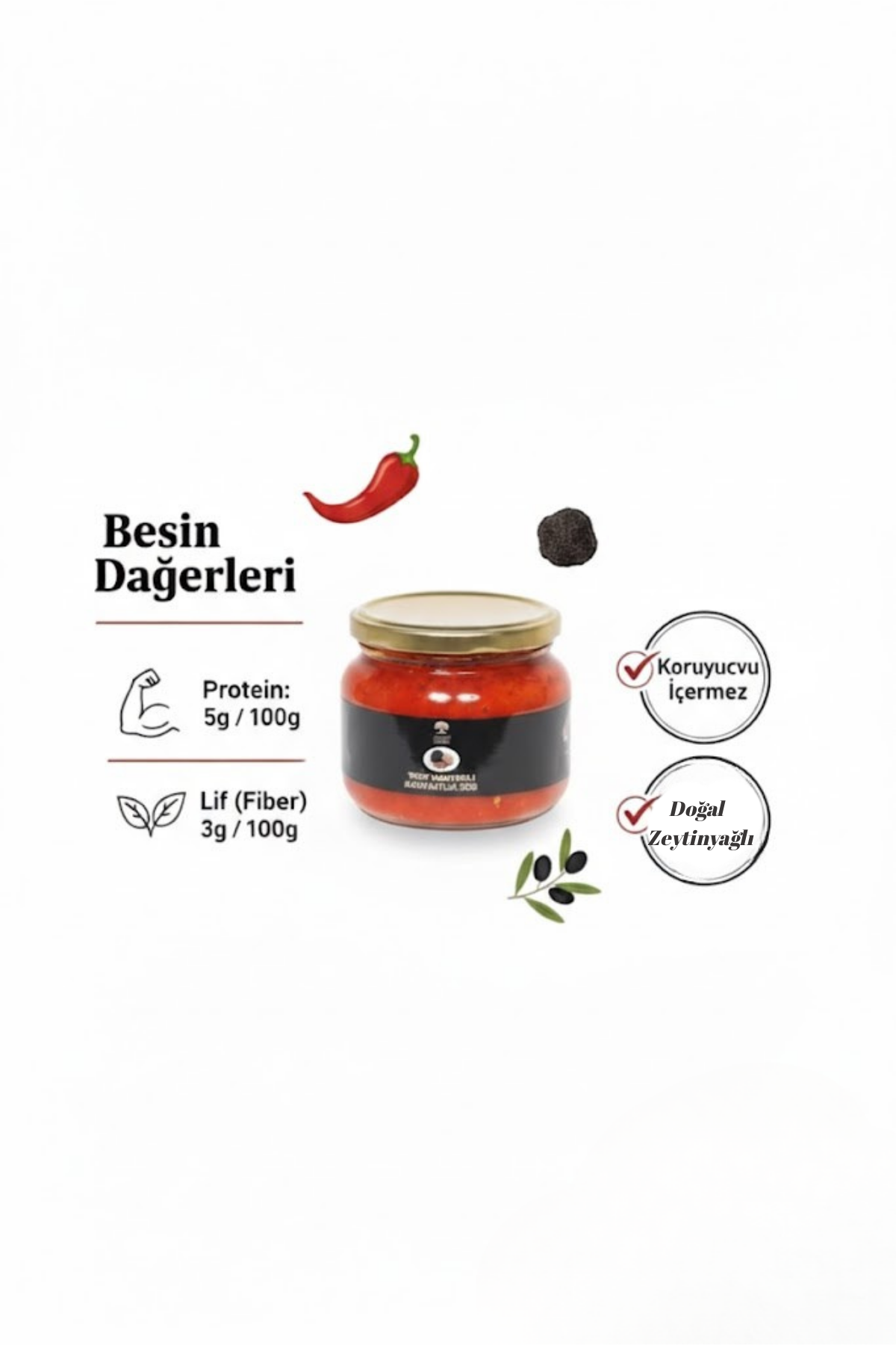 Truffle World Trüf Mantarlı Kahvaltılık Sos
