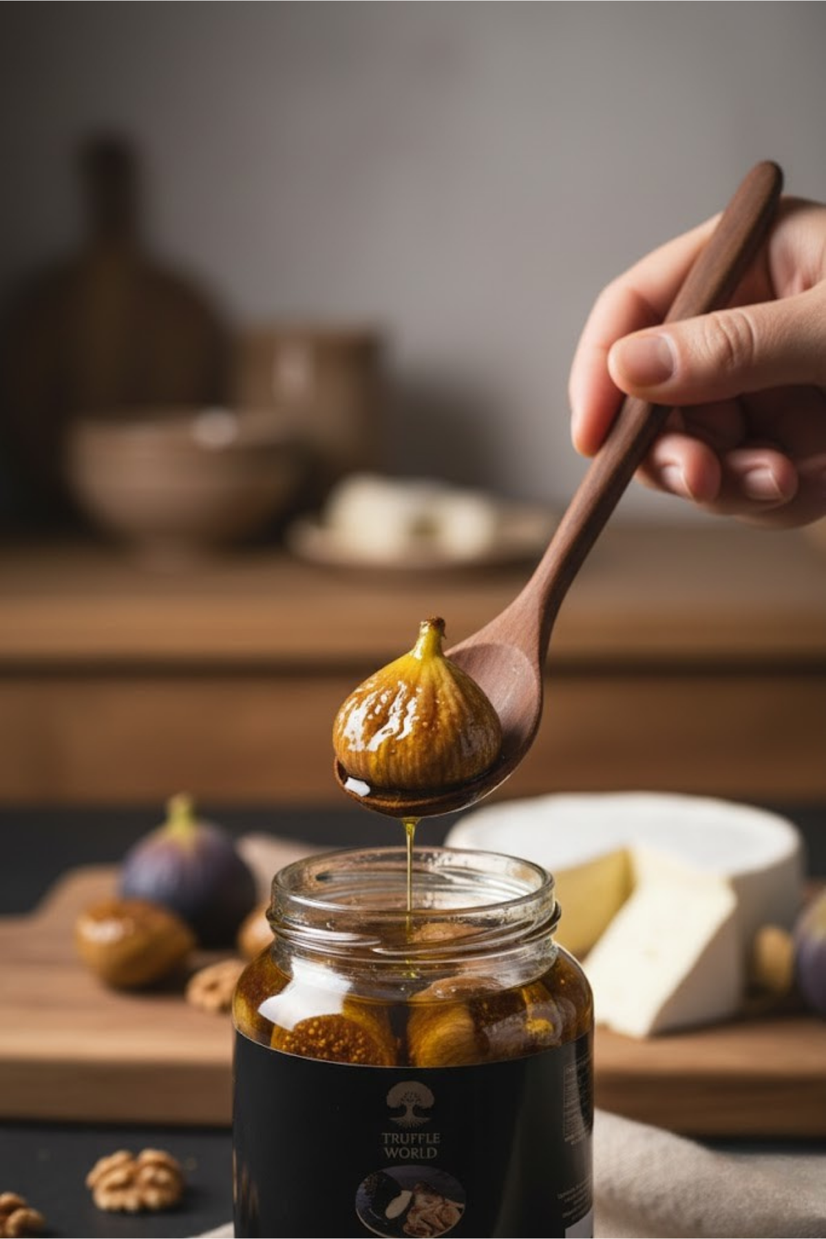 Truffle World Trüf Mantarlı İncir Kürü 860g - Premium Zeytinyağlı Gurme Şifa Kürü